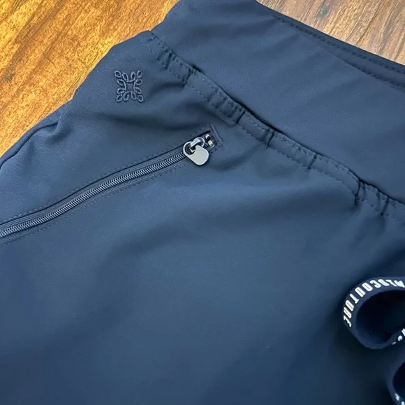 Med Couture Blue Cargo Pants Elastic Waist - Picture 3 of 8